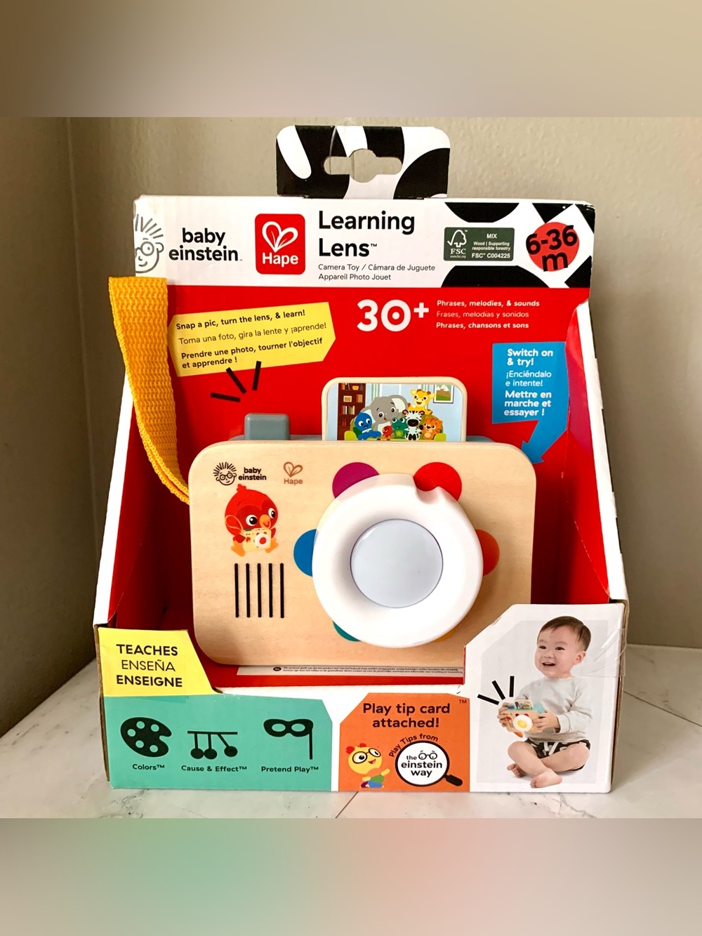 Hape Baby Einstein Hape Learning Camera Lens Baby Toy